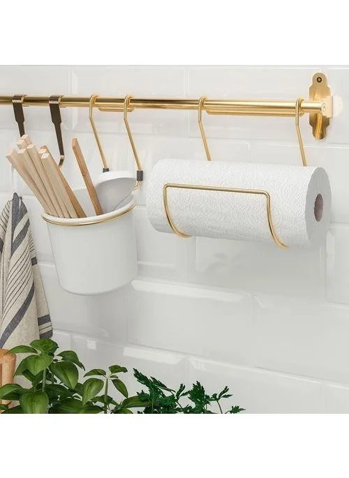 أيكيا Paper Towel Holder Brass Color Meridyendukkan