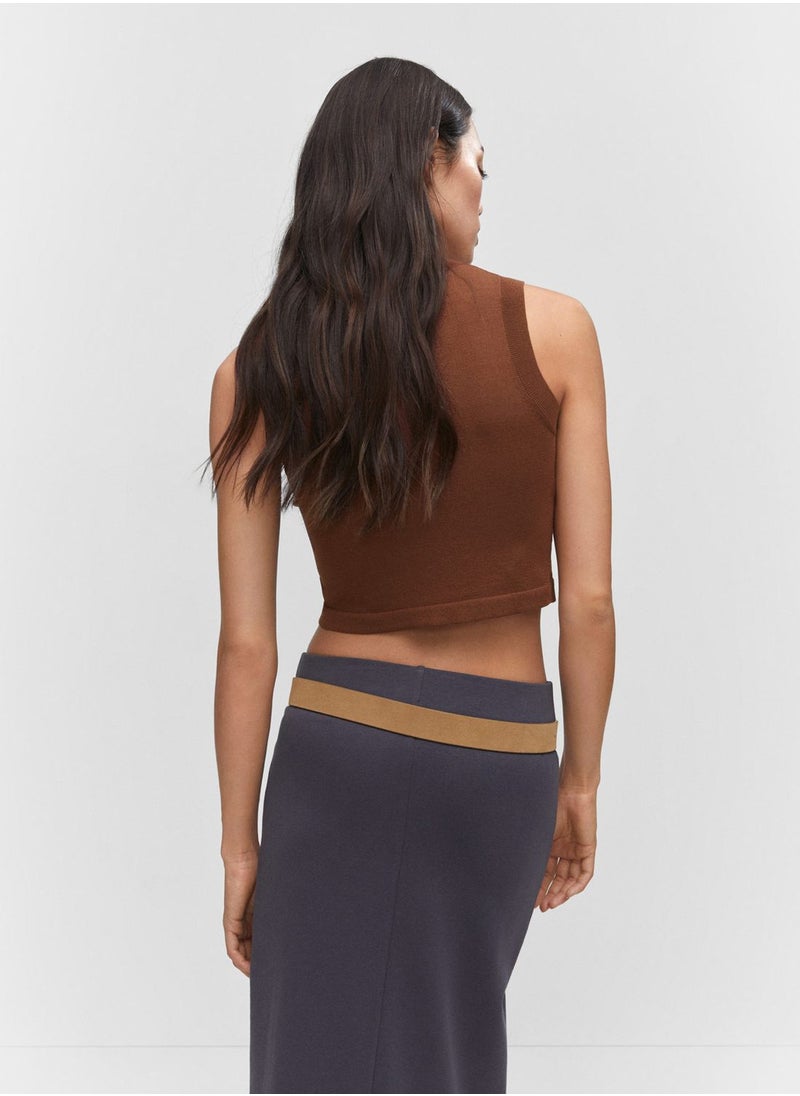 MANGO - Crew Neck T-Shirts - Image 1