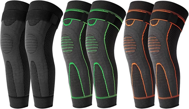 cheekyglo Kneecap Tourmaline Self-Heating Knee Sleeve, Power Bend Total Compression Knee Sleeve, Tourmaline Acupressure Self-Heating Shaping Knee Sleeve, Self-Heating Wormwood Shaping Knee Pads (3Colors A,S) - Image 1