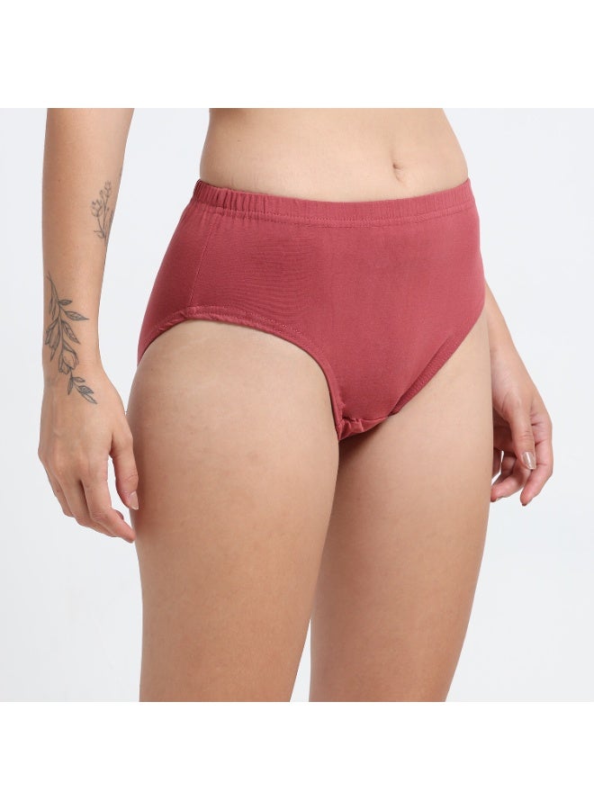 DUJE Women’s Lycra Panty IE (Inner Elastic) (1-Piece – Nude Pink) | 95% Cotton 5% Spandex | Stretchable, Breathable, Sweat-Absorbing, Anti-Bacterial & Odour-Free Everyday Comfort Innerwear - Image 4