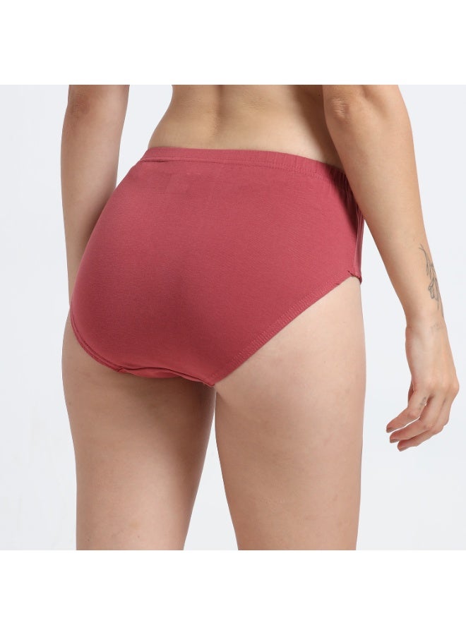 DUJE Women’s Lycra Panty IE (Inner Elastic) (1-Piece – Nude Pink) | 95% Cotton 5% Spandex | Stretchable, Breathable, Sweat-Absorbing, Anti-Bacterial & Odour-Free Everyday Comfort Innerwear - Image 5