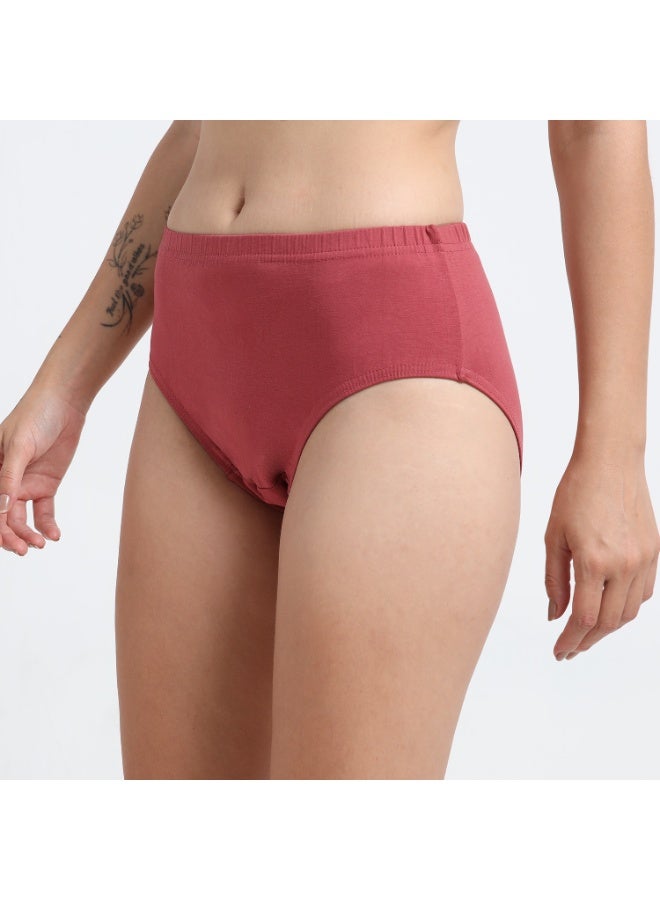 DUJE Women’s Lycra Panty IE (Inner Elastic) (1-Piece – Nude Pink) | 95% Cotton 5% Spandex | Stretchable, Breathable, Sweat-Absorbing, Anti-Bacterial & Odour-Free Everyday Comfort Innerwear - Image 3