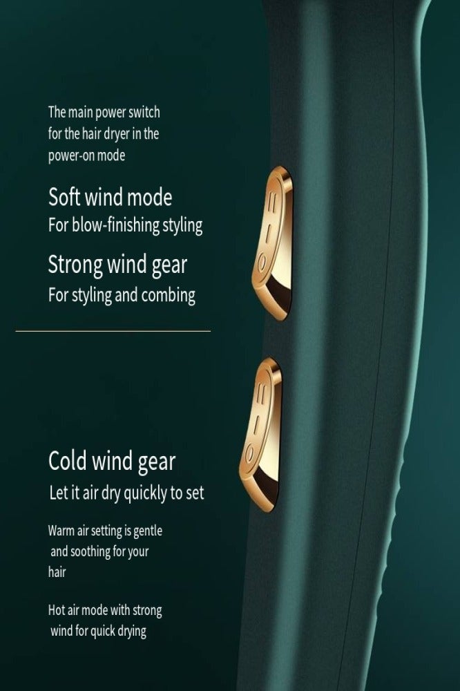 تيفونر مجفف شعر شعر قوي بعدة اوضاع. استشوار هوائي بدرجتين للحرارة. استشوار هواء بتصميم لتخفيف الضوضاء. مجفف الشعر امن وسهل الاستخدام. سيشوار  يعمل بجهد 220 فولت/50هرتز. مجفف شعر كيرلي من تيفونر. - Image 2