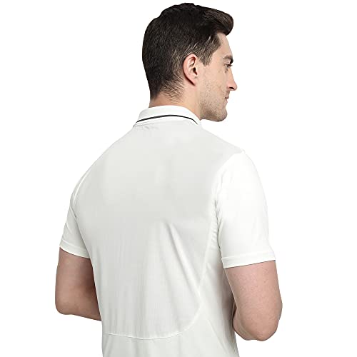 SHREY Cricket Premium Polo T Shirt for Men's - XXL Off White - Image 2