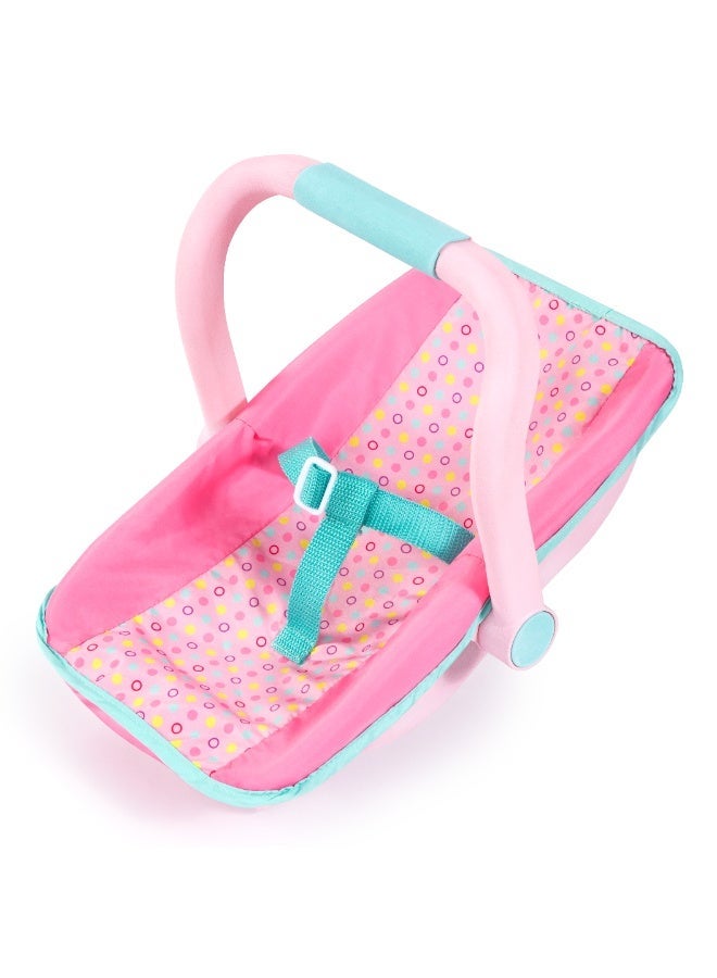 Bayer Design Bayer Deluxe Doll Car Seat with 35cm Doll , Realistic Doll Carrier for Kids Pretend Play - Image 2