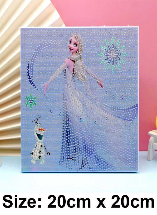 fashionhome أعمال فنية وحرف يدوية للأطفال من سلسلة الرسوم المتحركة الماسية المصنوعة يدويًا - Image 3