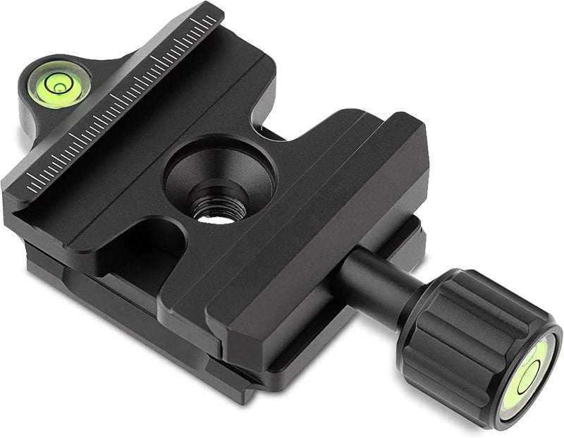 Haoge Quick Release QR Clamp Adapter for Manfrotto RC2 to Arca-Swiss Compatible - Image 1