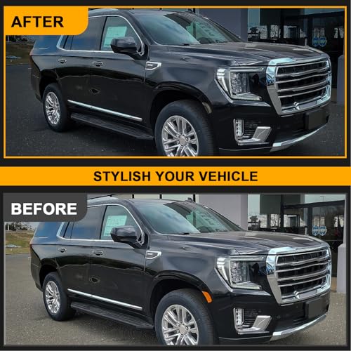 Mynoway LED Side Marker Light Compatible with 2021-2024 Yukon/Yukon Denali/Yukon XL/Tahoe/Escalade/Suburban/Escalade ESV (Smoked Lens White Light) - Image 3