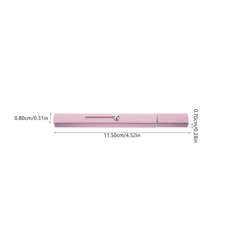 Dual-ended Retractable Lip Brush and Lip Gloss Applicator for Women, Nylon Makeup Brush with Concealer Tip, Portable Lipstick and Balm Applicator for Travel Use - Image 2