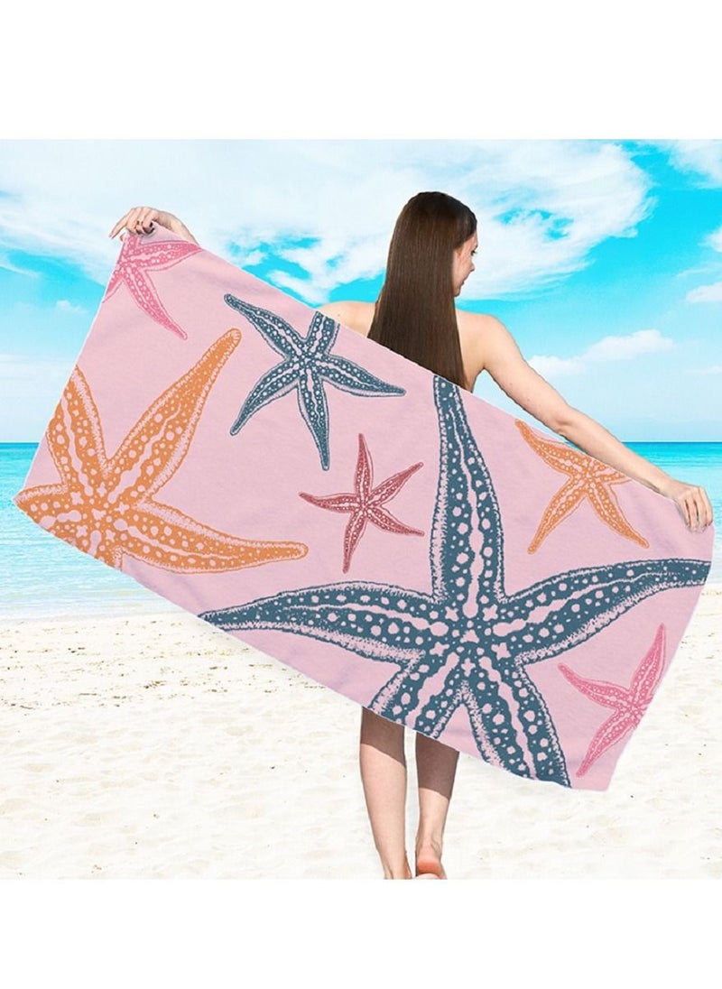 Y&D Microfiber Beach Towel,Quick Fast Dry Super Bath Towels Absorbent Blanket,Suitable For Travel,Camping,Pool 
