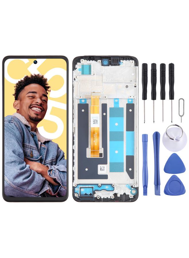 erorex Replacement For Realme C55 OEM LCD Screen Digitizer Full Assembly with Frame - Image 1