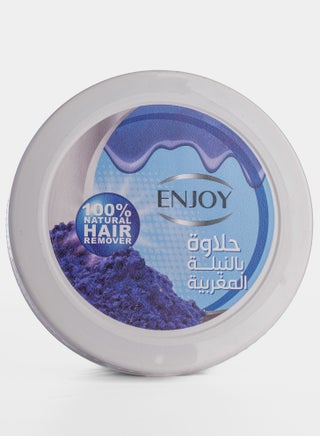 ENJOY Hair Remover Paste with Moroccan Nila – 400g | 100% Natural Sugar Wax | Gentle & Purifying Hair Removal | Smooth & Silky Skin | Long-Lasting Results | Enriched with Moroccan Indigo (Nila) - view 3
