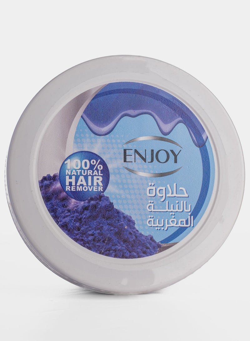 ENJOY Hair Remover Paste with Moroccan Nila – 400g | 100% Natural Sugar Wax | Gentle & Purifying Hair Removal | Smooth & Silky Skin | Long-Lasting Results | Enriched with Moroccan Indigo (Nila) - Image 4
