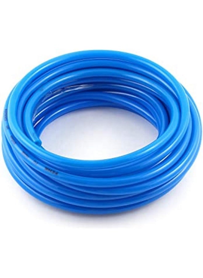 Royal Apex Pu Polyurethane Flexible Pneumatic Tubing Food Grade Multipurpose Tube For Beer Line Kegerator Wine Airline Tubing For Aquarium Air Water Hose Fuel Line. 4Mm Blue 25M  - Image 1