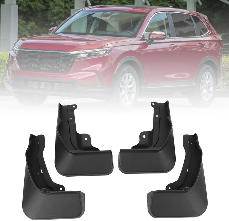 4 Pieces Mud Flaps Set for CR - V CRV LX EX EXL 2023 2024 Black, Front and Rear Splash Guards - Durable PP Material, Impact, Car Protection Accessory - Image 5