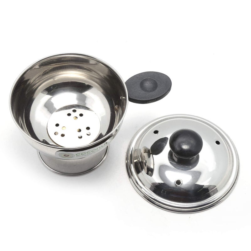 Coconut كوب بُتُّو من الفولاذ المقاوم للصدأ - صانع بُتُّو شيراتو - ملحق طنجرة الضغط - Image 3