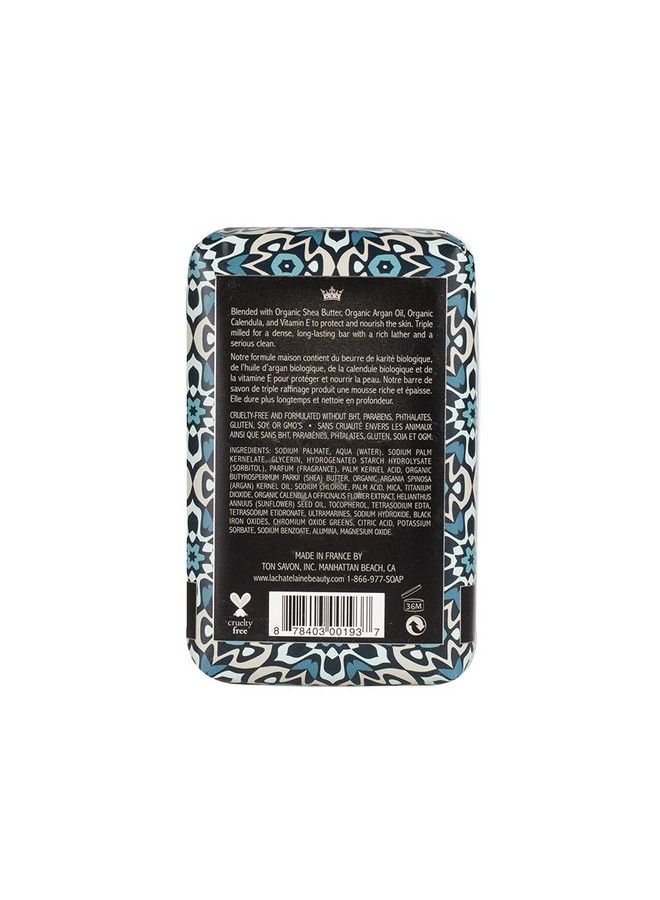 La Chatelaine Shea Butter Bar Soap: Natural And Organic :Triple Milled : Made In France : Large (Deep Blue Sea) - Image 3