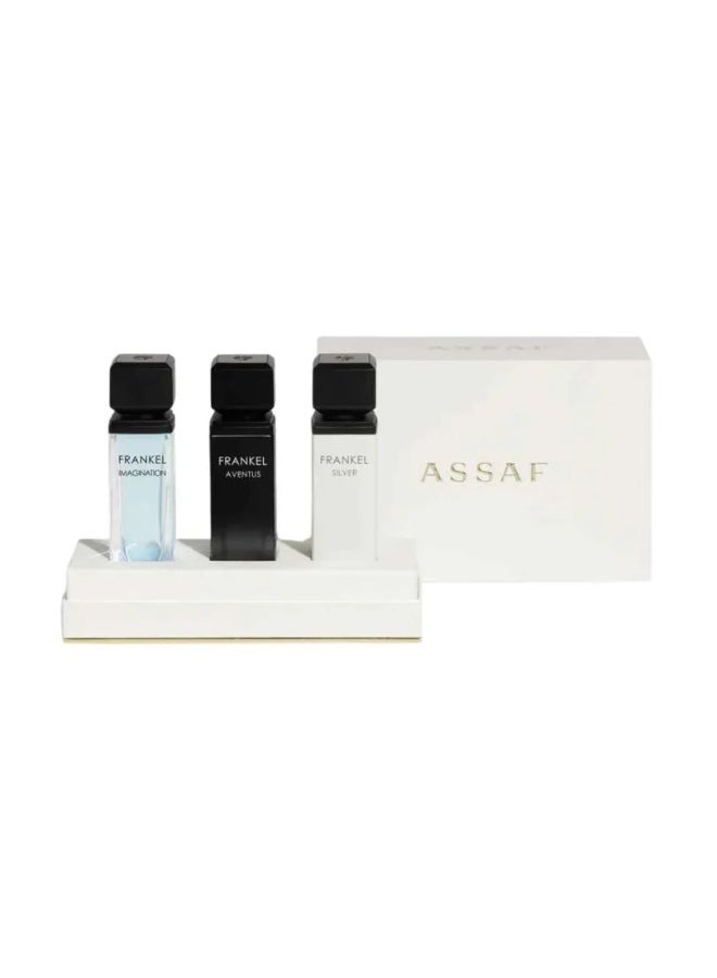 مجموعة عطور عساف فرانكل للرجال والنساء، 3 × 25 مل