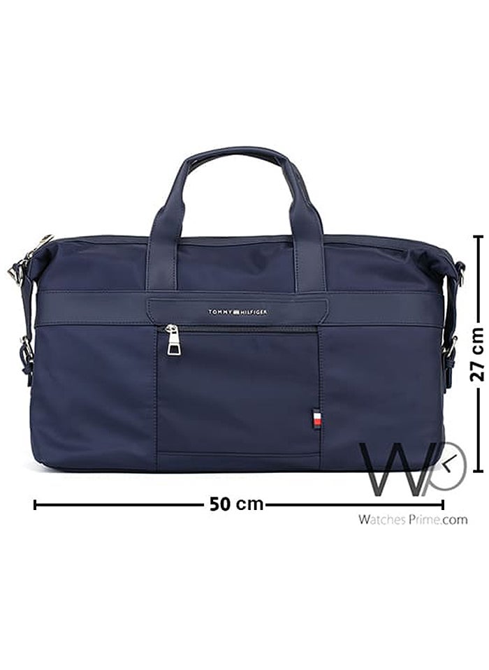 Tommy Hilfiger Plus Tommy Hilfiger Navy Blue Duffle Men Bag  - Image 3