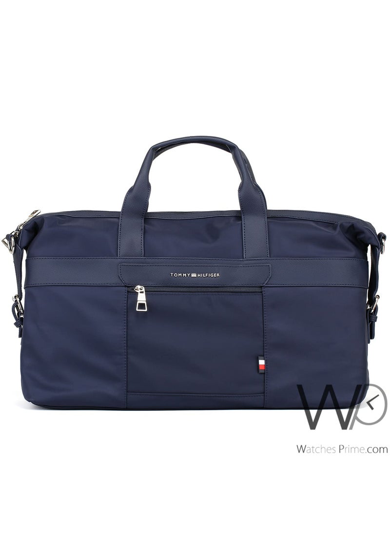 Tommy Hilfiger Plus Tommy Hilfiger Navy Blue Duffle Men Bag  - Image 2