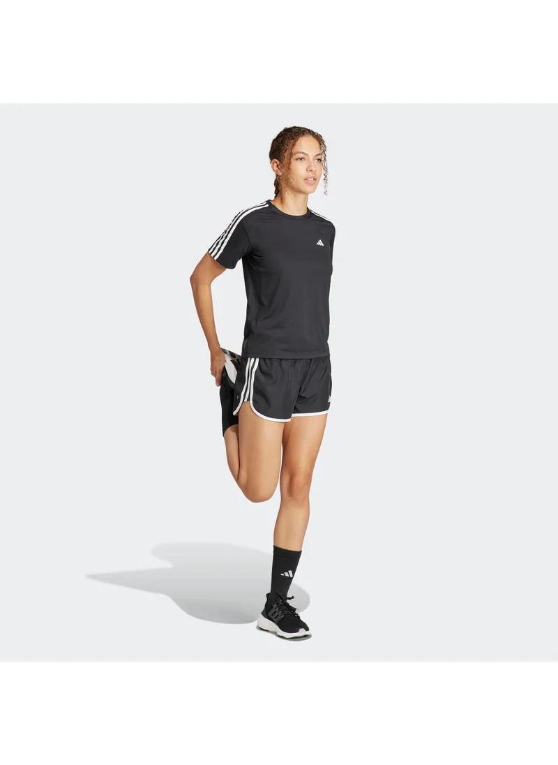 Adidas Own the Run 3 Stripes T-shirt