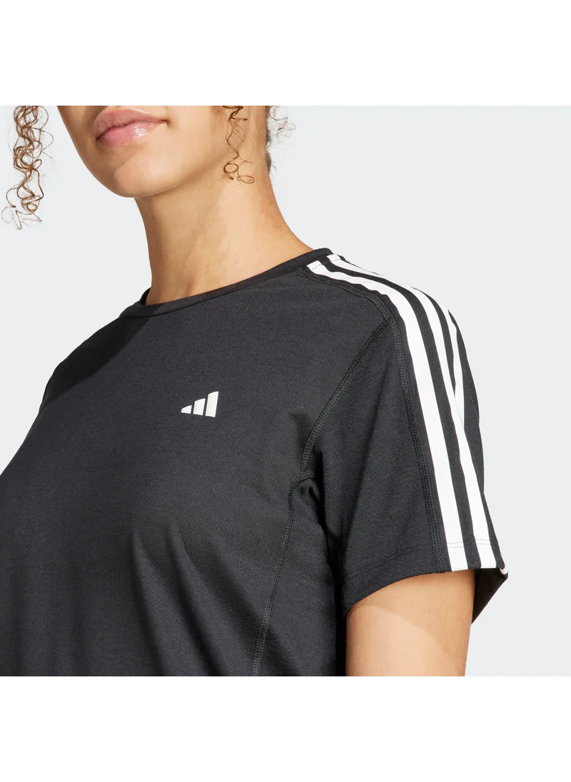 Adidas Own the Run 3 Stripes T-shirt