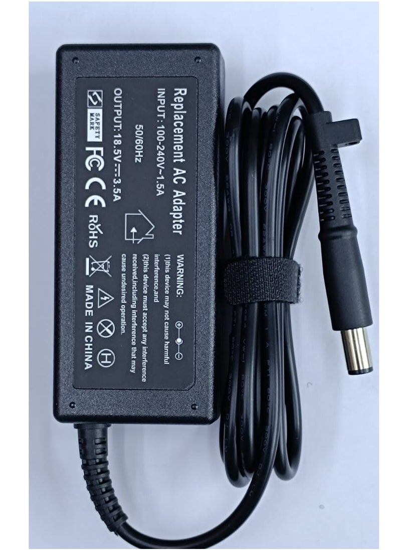 CSF 18.5V 3.5A  7.4 x 5.0mm LAPTOP AC ADAPTER Cq32 Cq40 Cq42 Cq45 Cq50 Cq56 Cq57 Cq58 Cq60 Cq61 Cq62 Cq70 Cq71 Cq72 series  HP Probook 4430s 4440s 4520s 4530s 4540s 6360b 6460b 6470b 6550b 6560b 6570b  Hp Compaq Presario Cq40 Cq45 Cq50 Cq56 Cq57 Cq58 Cq60 Cq61 Cq62 Cq70 Cq71 Cq7  - Image 1