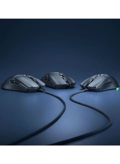 NIBEMINENT Viper Mini Wired Mouse 4.66x1.51x2.11inch Black  - Image 5
