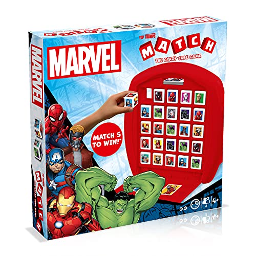 Top Trumps Match Game Marvel Heroes - Family Board Games for Kids and Adults - Learnin Matching and Memory Game - for Two Player for 4 Years-Old and up - Image 1