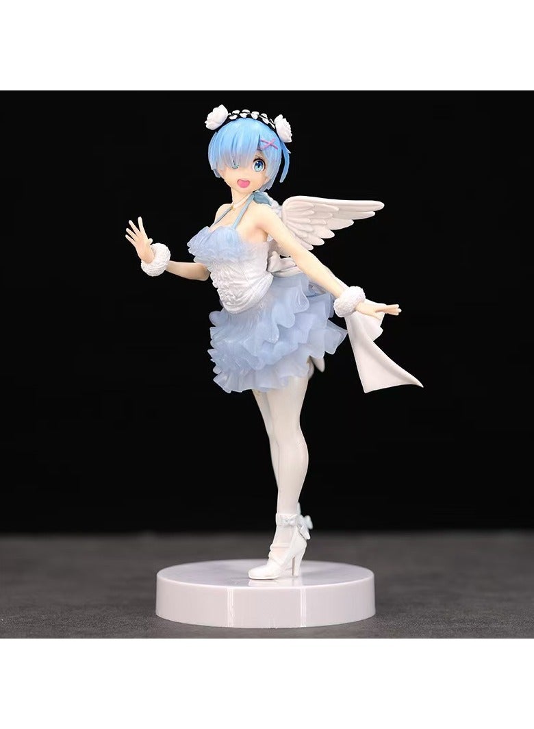 general Angel Rem Standing Figure Re:Zero Anime, Boxed Desktop Collectible Ornament Model - Image 1