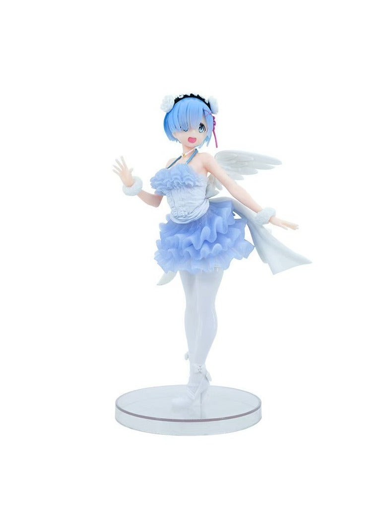 general Angel Rem Standing Figure Re:Zero Anime, Boxed Desktop Collectible Ornament Model - Image 5