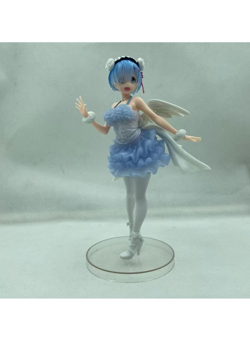 general Angel Rem Standing Figure Re:Zero Anime, Boxed Desktop Collectible Ornament Model - Image 4