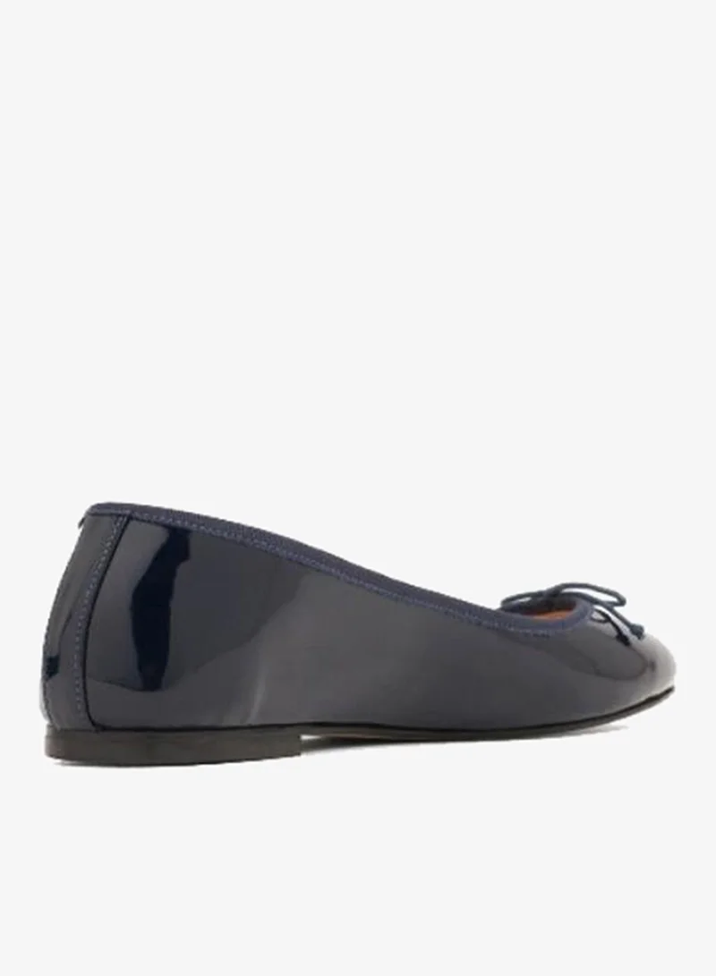 House of Ballerinas Blue Dark Blue Patent Ballet Flats for Women | Best Price UAE