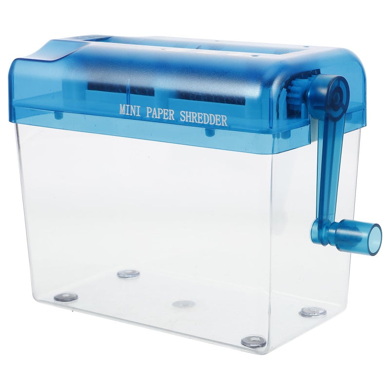Mini Manual Paper Shredder A6 Portable Handheld Document Cutter for Home and Office Use - Image 2