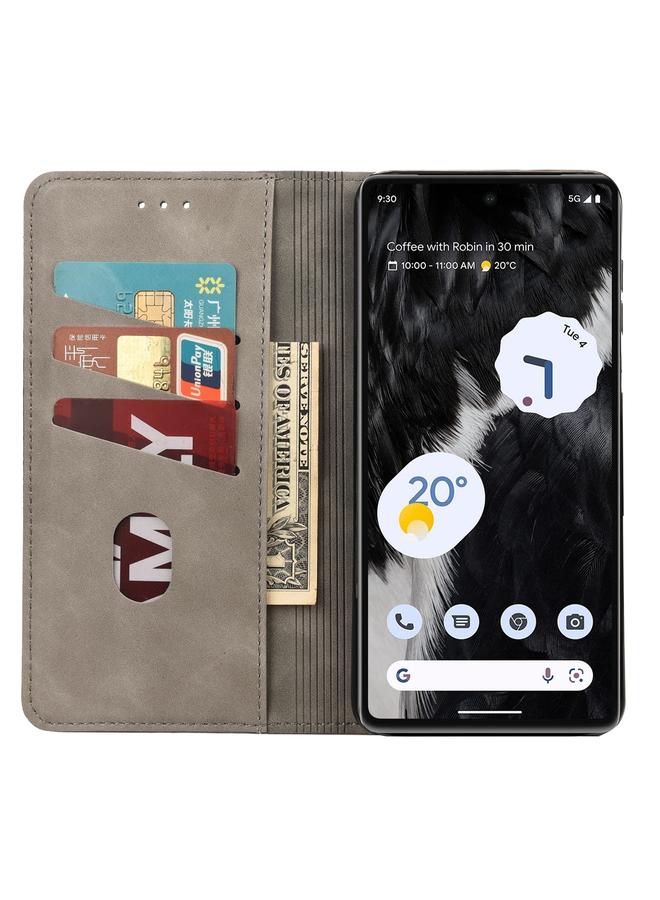 Zaboon Case For Google Pixel 7 5G Skin Feel Splicing Leather Phone Case - Image 4