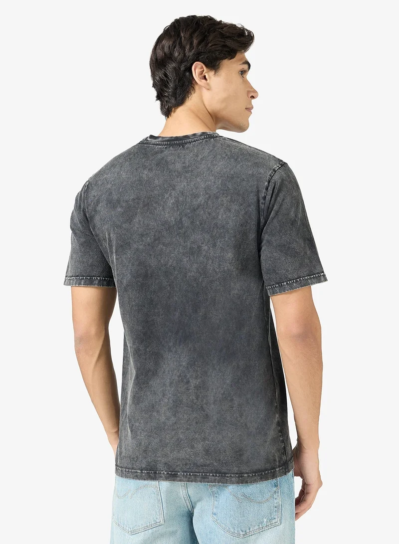 Seventy Five Graphic Print Regular Fit T-Shirt