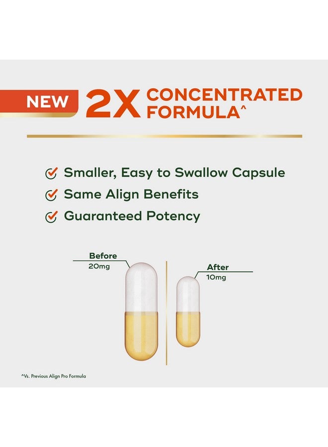 Align ألاين بروبيوتيك، تركيبة برو، بروبيوتيك للنساء والرجال، مكمل بروبيوتيك يومي، يساعد في تهدئة الانتفاخ والغازات العرضية*، العلامة التجارية الموصى بها من قبل الأطباء رقم 1‡، 30 كبسولة (قد يختلف التعبئة) - Image 3