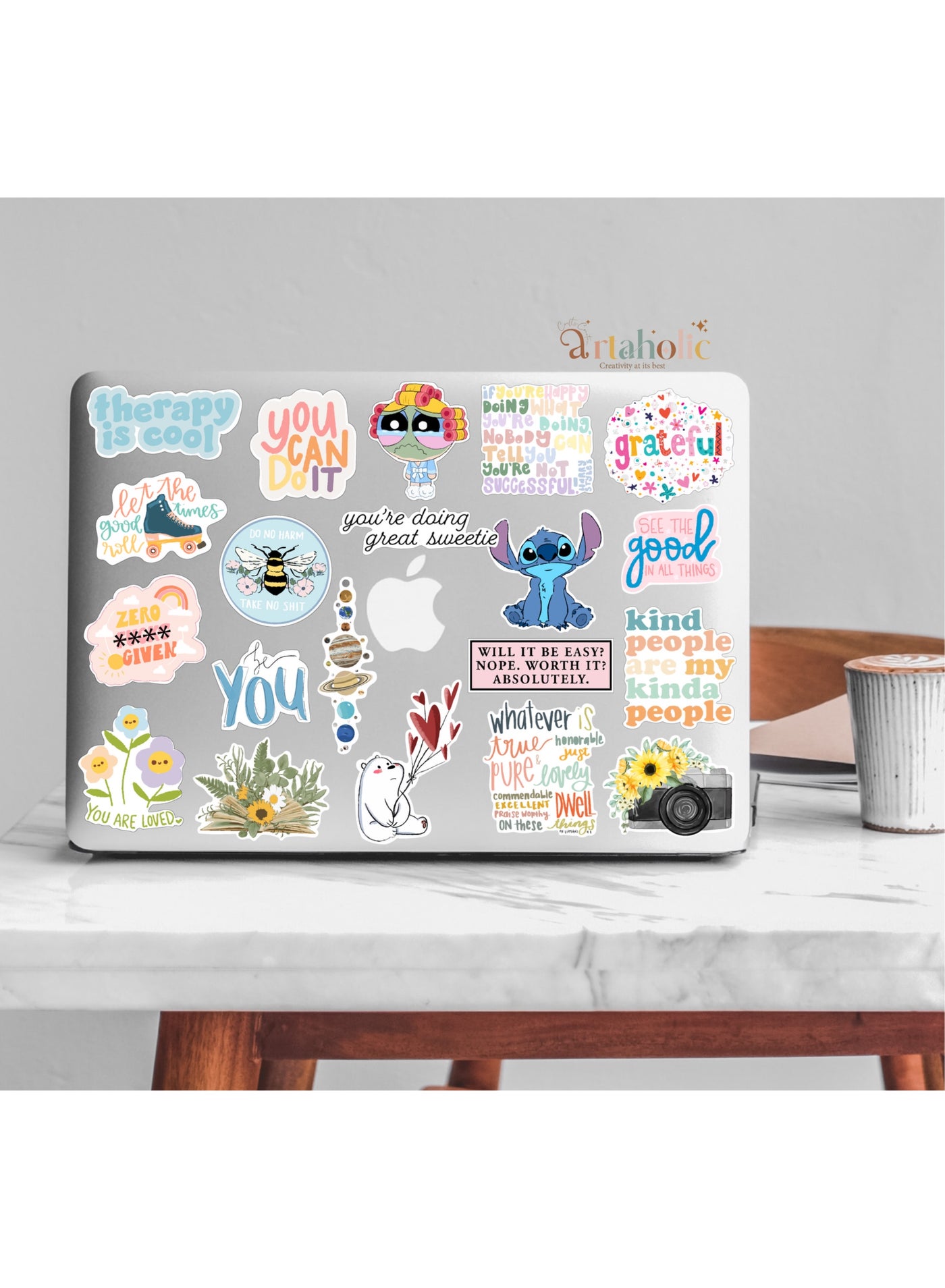 آرتاهوليك Artaholic Stick N Vibe Stickers Set Of 20 Sticker