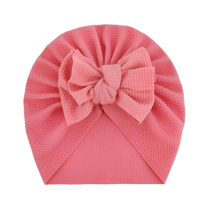 Kids Baby Hat - Soft, Breathable, Large Bow Turban for Newborn Girls with Comfortable Headband Ideal for Little Girls - Image 1