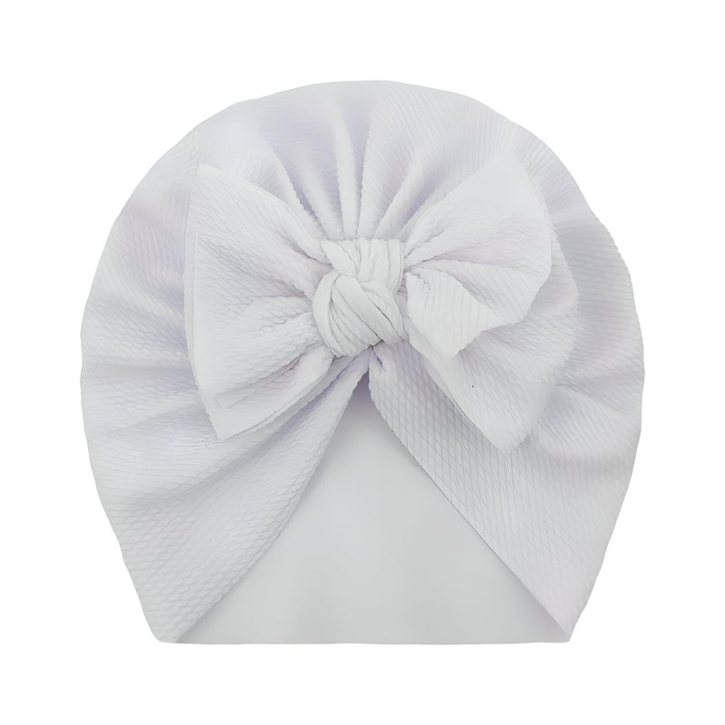 Kids Baby Hat - Soft, Breathable, Large Bow Turban for Newborn Girls with Comfortable Headband Ideal for Little Girls - Image 4