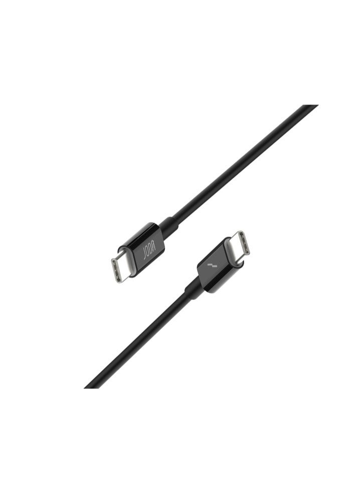 جودا كيبل C to C 60W  1 متر  أسود  – 🔌 شحن سريع 60 واط ⚡ – ، كابل شحن سريع 60 واط ⚡، كابل نايلون مجدول 💪، شحن سريع آمن 🛡️، كابل شحن للأجهزة الذكية 📱، شاحن متين 🔧، كابل شحن طويل العمر 🔋، شاحن جودا 🖤، شاحن كيبل سي 🔌، شحن فائق السرعة ⚡، كابل 1 متر 📏، شاحن للأيفون والاندرويد 📱🔋، كابل شحن قوي ومرن 💯. - Image 2