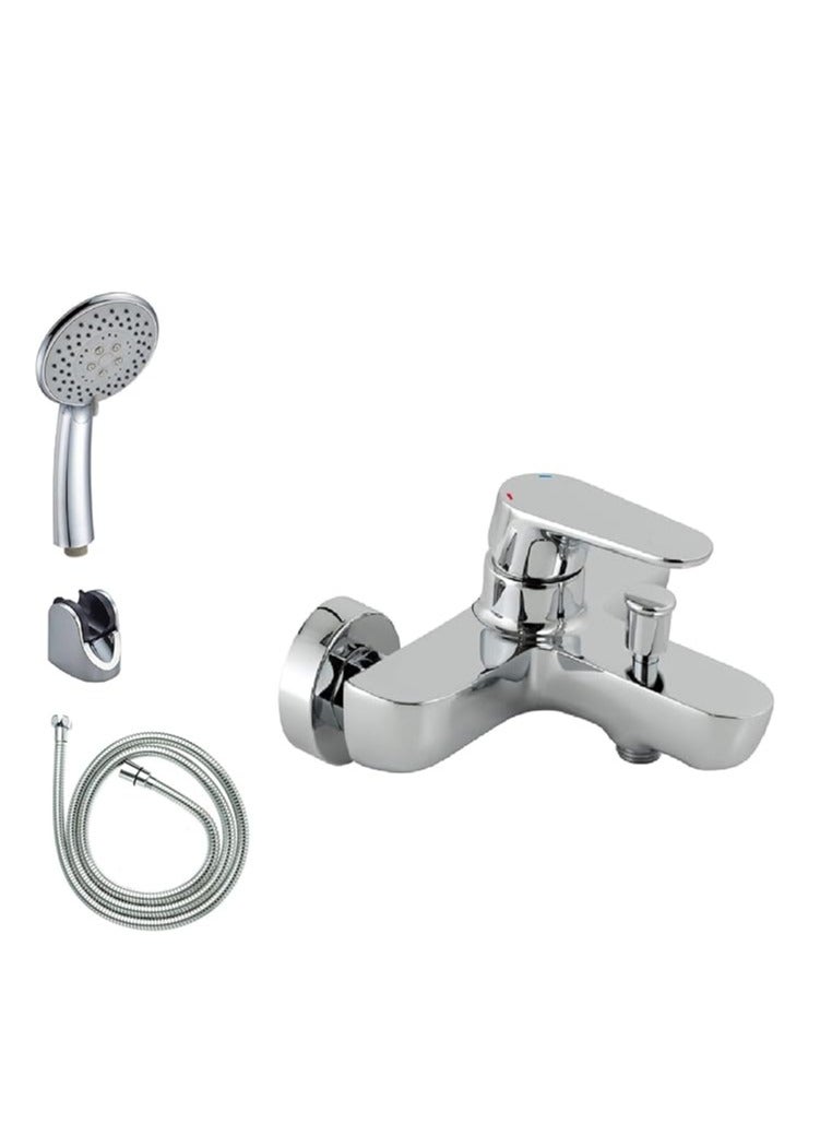 Shower Mixer Set with Shower Handle & Hose - Image 1