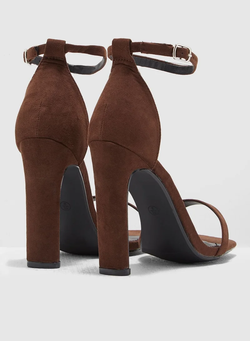 Missguided Ankle Strap Sandal