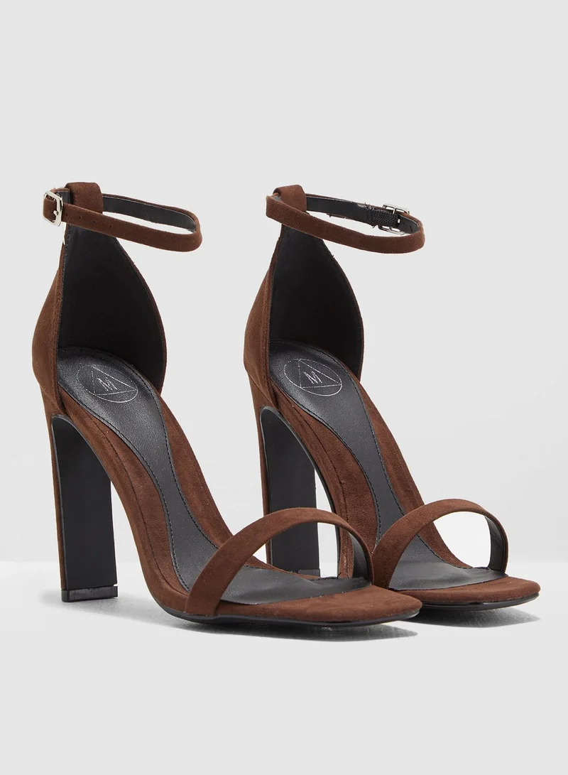 Missguided Ankle Strap Sandal