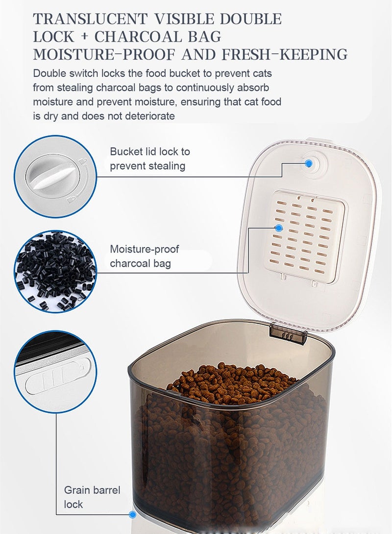 كيدل وحدة تغذية القطط الأوتوماتيكية مع موزع طعام الحيوانات الأليفة للتحكم في التطبيق للقطط - Image 5