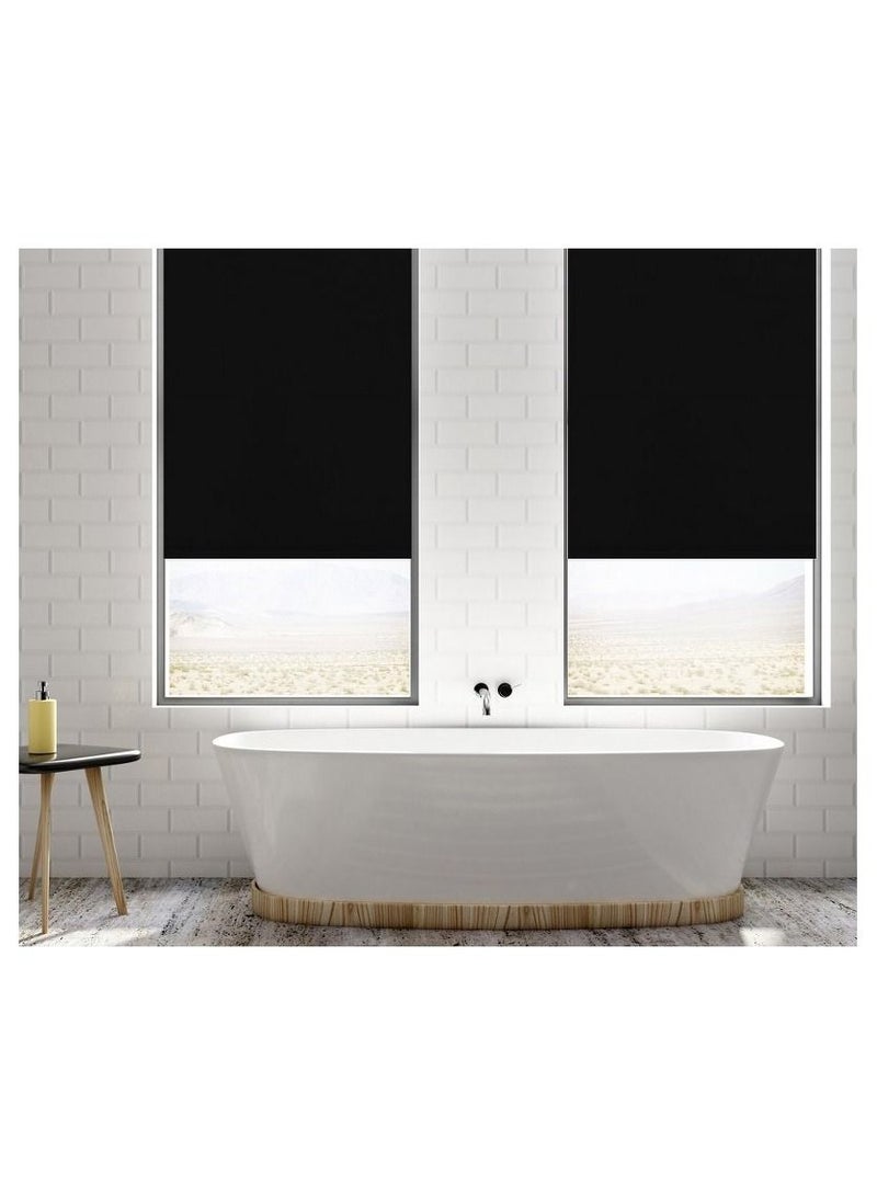 Home Gallery blackout roller blinds 200*200 cm Black - Image 2
