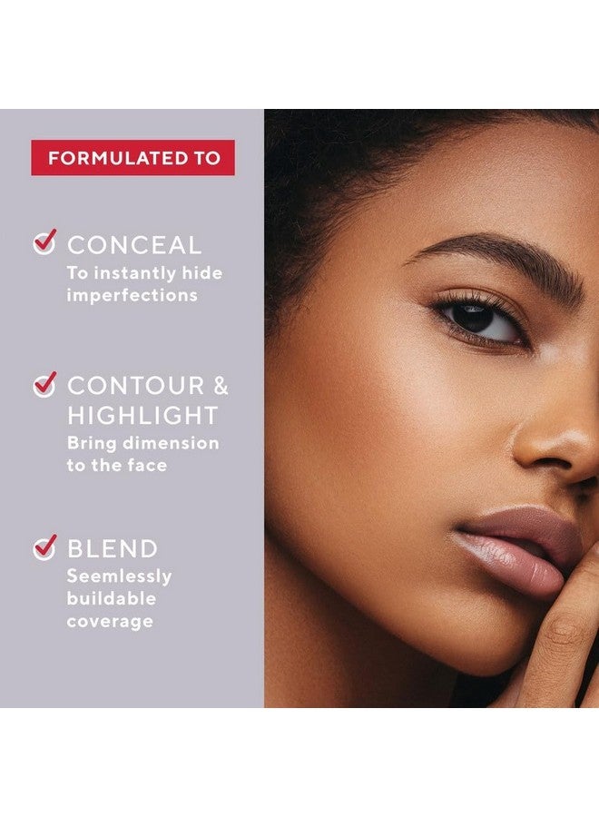 Mirabella Invincible For All Perfecting Under Eye Concealer Full Coverage - Hydrating Makeup Concealer For Dark Circles, Fine Lines & Wrinkles W/Hyaluronic Acid - Light L90 - Image 2