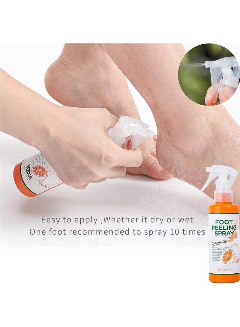 DubaiGallery Foot Repair Nursing Spray Orange Tea Tree Variour Fruit Acids Foot Care Liquid - Image 4