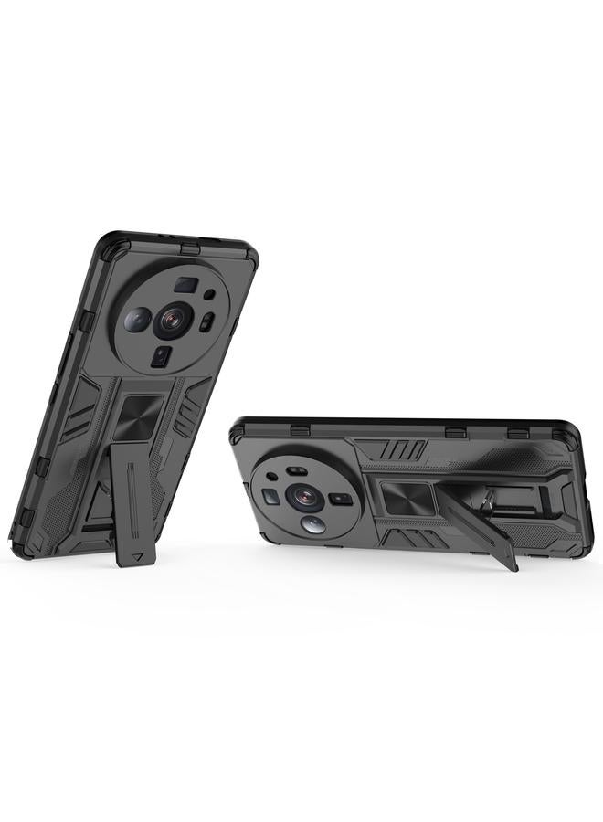 إيروريكس جراب لهاتف Xiaomi 12S Ultra Supersonic PC + جراب هاتف واقي مقاوم للصدمات من مادة TPU مع حامل - Image 2