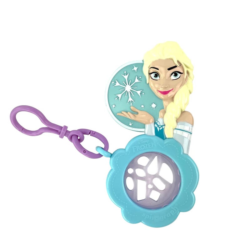 Spirograph Cyclex Clip Elsa - Disney - The Easy Way to Make Countless Amazing Designs - Rotating Stencil Wheel - Travel Ages 5+ - Image 2